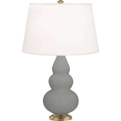 MST30 Matte Smoky Taupe Small Triple Gourd Accent Lamp