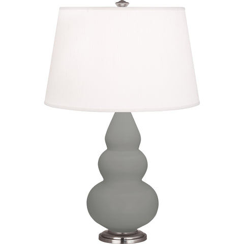 MST32 Matte Smoky Taupe Small Triple Gourd Accent Lamp