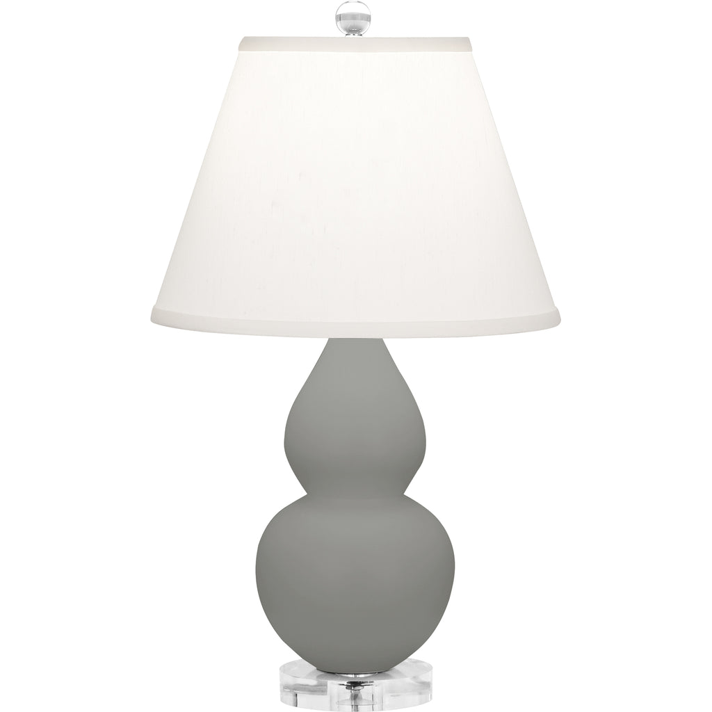 MST53 Matte Smoky Taupe Small Double Gourd Accent Lamp