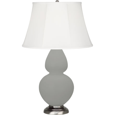 MST58 Matte Smoky Taupe Double Gourd Table Lamp
