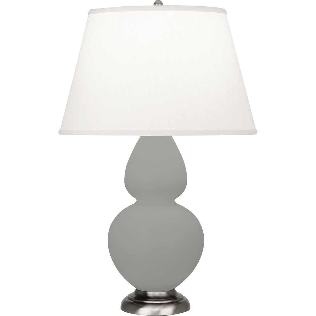 MST59 Matte Smoky Taupe Double Gourd Table Lamp