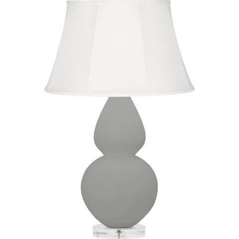 MST61 Smokey Taupe Double Gourd Table Lamp
