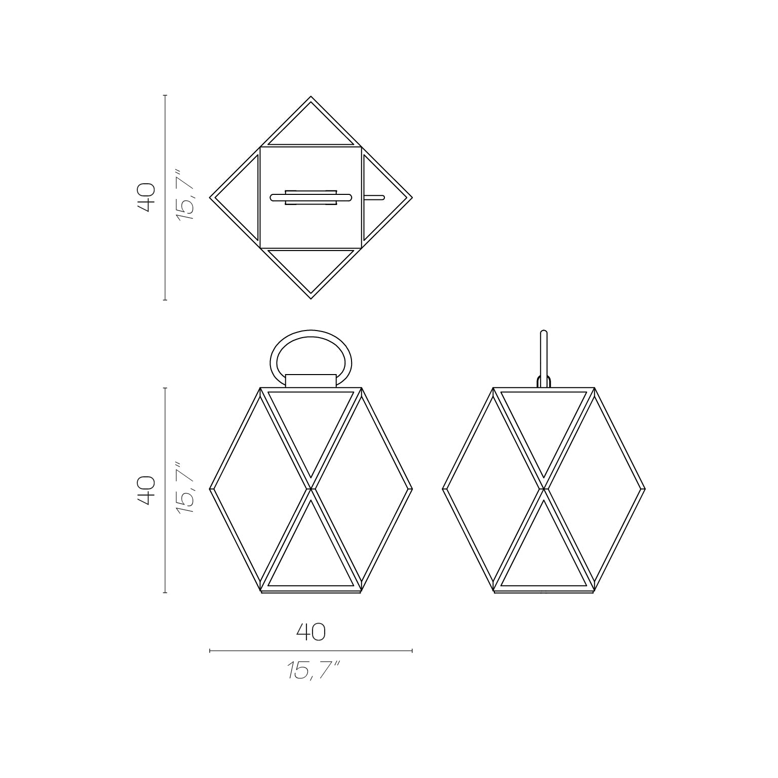 Muse Lantern Outdoor Battery