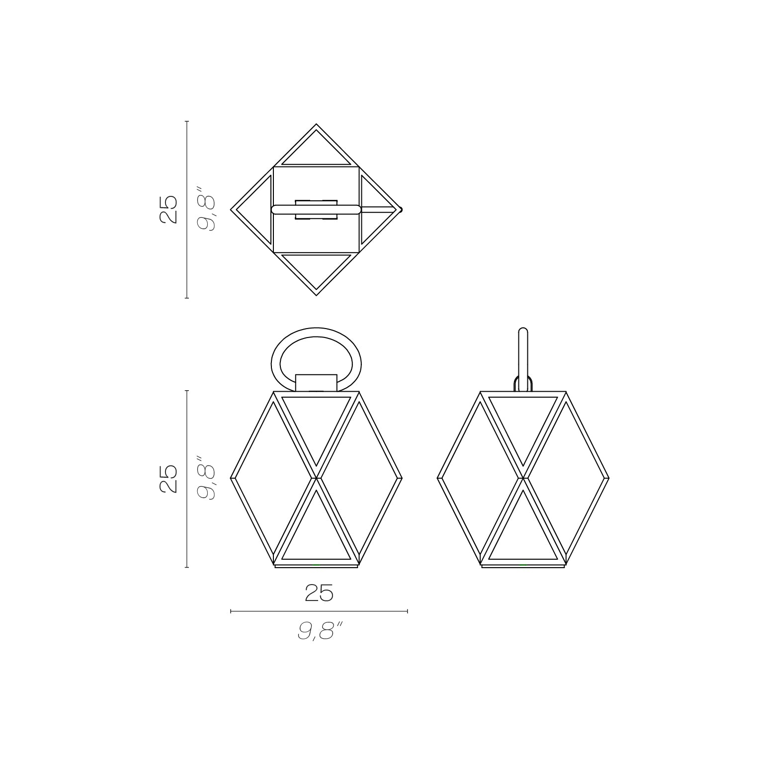 Muse Lantern Outdoor Battery