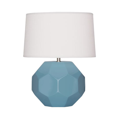 OB02 Steel Blue Franklin Accent Lamp