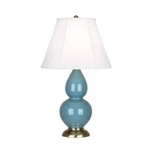 OB10 Steel Blue Small Double Gourd Accent Lamp