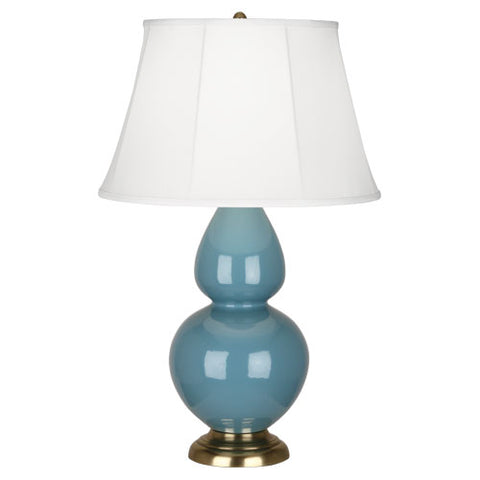 OB20 Steel Blue Double Gourd Table Lamp