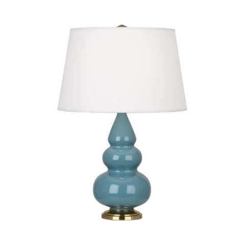 OB30X Steel Blue Small Triple Gourd Accent Lamp