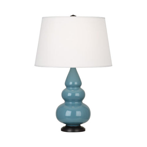 OB31X Steel Blue Small Triple Gourd Accent Lamp