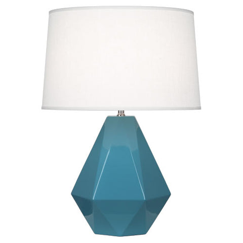 OB930 Steel Blue Delta Table Lamp