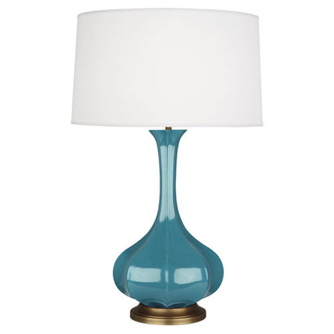 OB994 Steel Blue Pike Table Lamp