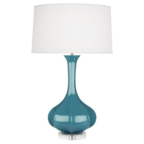 OB996 Steel Blue Pike Table Lamp