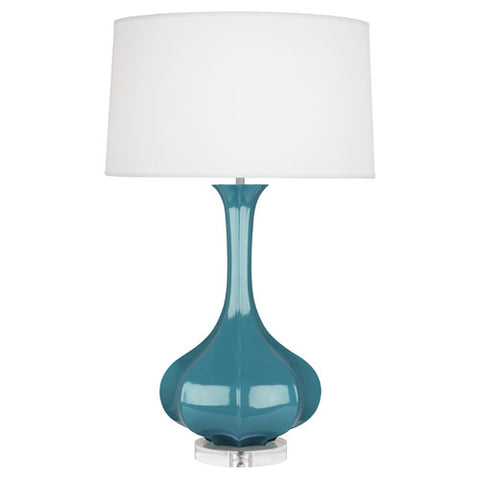 OB996 Steel Blue Pike Table Lamp