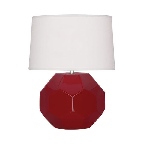 OX02 Oxblood Franklin Accent Lamp