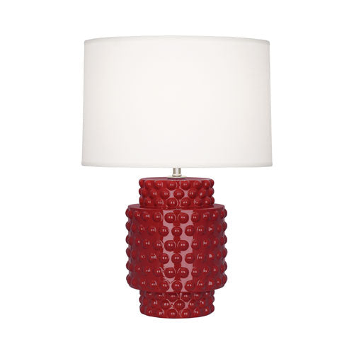 OX801 Oxblood Dolly Accent Lamp