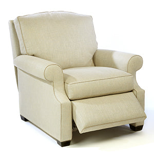 Preston Reclining Lounge Chair Loose Back with Feet