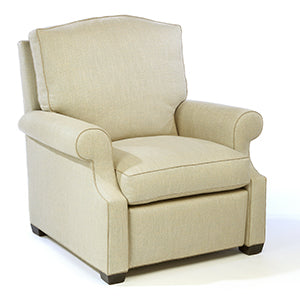 Preston Reclining Lounge Chair Loose Back with Feet