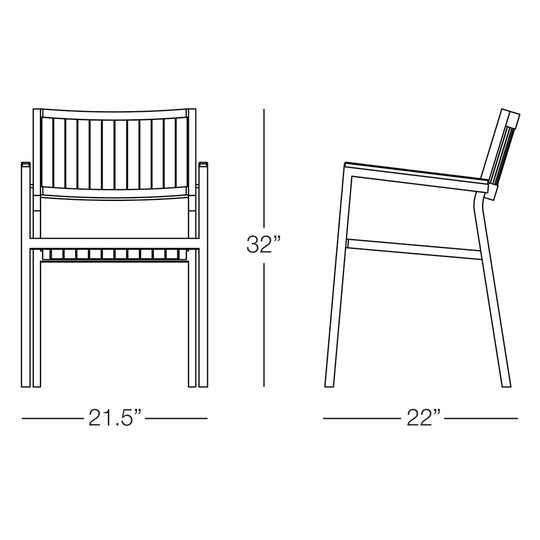 Sicilia Dining Chair with Arms
