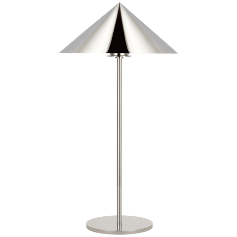 Orsay Medium Table Lamp in Polished Nickel
