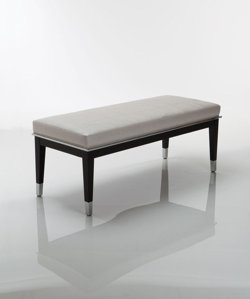 Taylor Wood Steel Bench